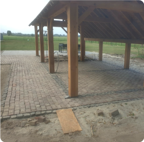 Street paving, Teteringen,